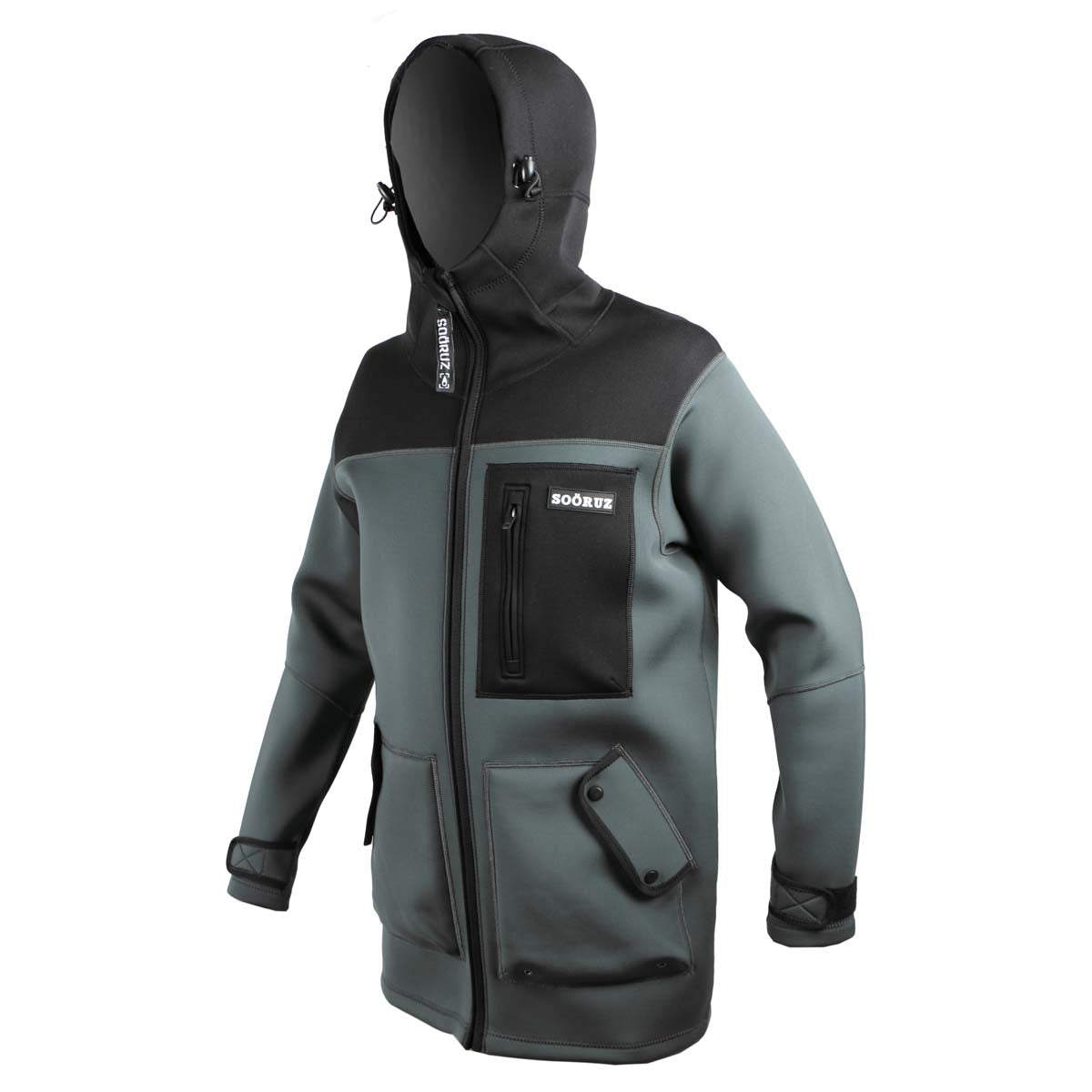 Neo Jacket Hood STRAP Front-zip